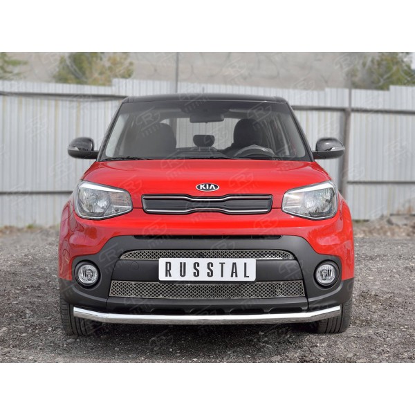 KIA SOUL 2017- Защита переднего бампера d63 секции KSOZ-002749