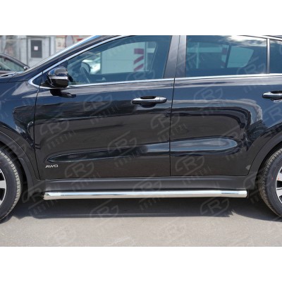 KIA SPORTAGE 2016-2018 Пороги труба d63 (вариант 1) KST-0022891