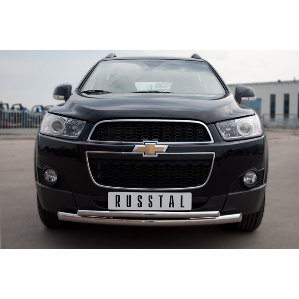 Защита переднего бампера d63/42 Chevrolet Captiva 2011-2013