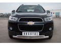 Защита переднего бампера d76/42 (дуга) Chevrolet Captiva 2011-2013