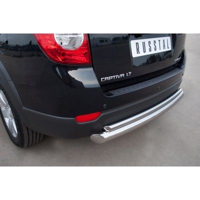 Защита заднего бампера d76_42 (дуга) Chevrolet Captiva 2011-2013