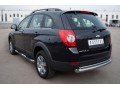 Защита заднего бампера d76_42 (дуга) Chevrolet Captiva 2011-2013