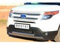 Ford Explorer 2012-2016 Защита переднего бампера d75х42/75х42 овал (дуга) FEZ-001311