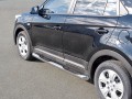 HYUNDAI CRETA 2016- Пороги труба d76 с накладкой (вариант 1) HCRT-0024211