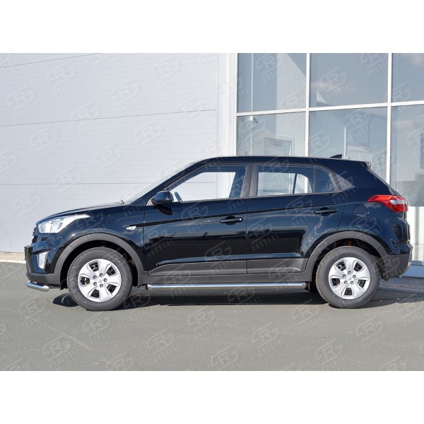 HYUNDAI CRETA 2016- Пороги труба d63 секции (вариант 1) HCRT-0024221