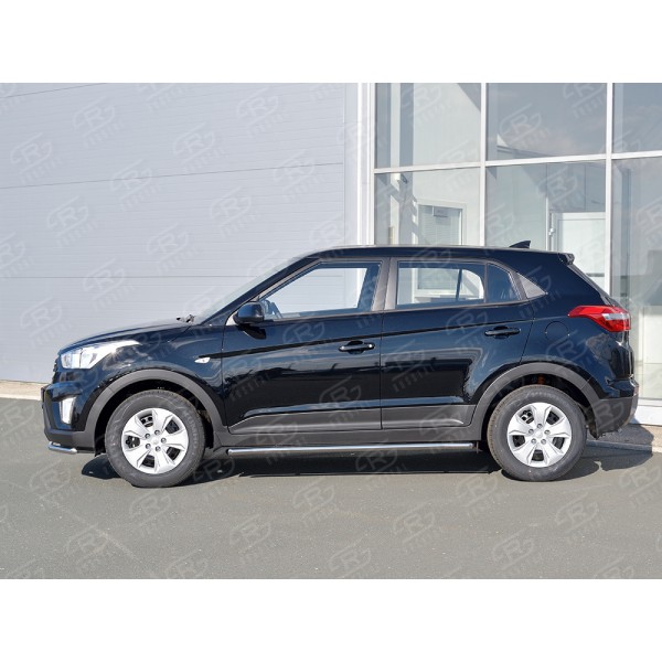 HYUNDAI CRETA 2016- Пороги труба d42 секции (вариант 1) HCRT-002426