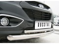 HYUNDAI IX35 2010-2012 защита переднего бампера d63/42 HIZ-000179