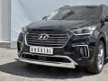 HYUNDAI SANTA FE GRAND 2016-2018 Защита переднего бампера d75х42 дуга HSFZ-002730