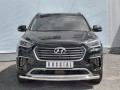 HYUNDAI SANTA FE GRAND 2016-2018 Защита переднего бампера d63 дуга-d42 дуга HSFZ-002732