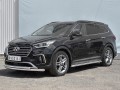 HYUNDAI SANTA FE GRAND 2016-2018 Защита переднего бампера d63 дуга-d42 дуга HSFZ-002732