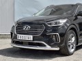 HYUNDAI SANTA FE GRAND 2016-2018 Защита переднего бампера d63 секции HSFZ-002733