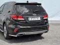 HYUNDAI SANTA FE GRAND 2016-2018 Защита заднего бампера уголки d42 секции HSFZ-002742