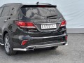 HYUNDAI SANTA FE GRAND 2016-2018 Защита заднего бампера уголки d63 секции HSFZ-002743