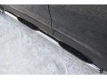 Hyundai Santa Fe 2012-2015 Пороги труба d76 с накладкой (вариант 2) HSFT-0012242