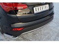Hyundai Santa Fe 2012-2015 Защита заднего бампера уголки d63/42 HSFZ-001229