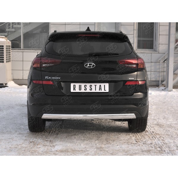 HYUNDAI TUCSON 2018- Защита заднего бампера d75х42 дуга HTZ-003102