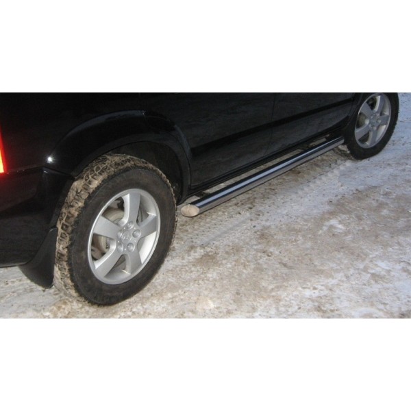 HYUNDAI Tucson 2004-2009 Пороги труба d76 (вариант 1) HTT-0000731