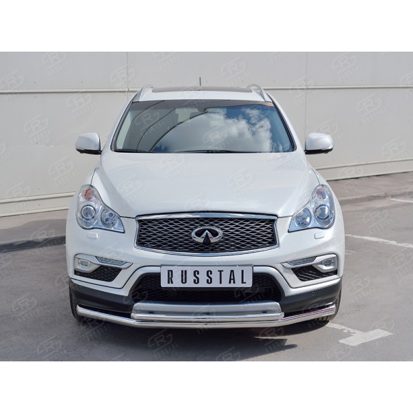 INFINITI QX 50 2016-2018 Защита переднего бампера d63 секция-d42 дуга IQX5Z-002352