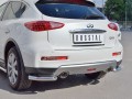 INFINITI QX 50 2016-2018 Защита заднего бампера уголки d63 секция IQX5Z-002358