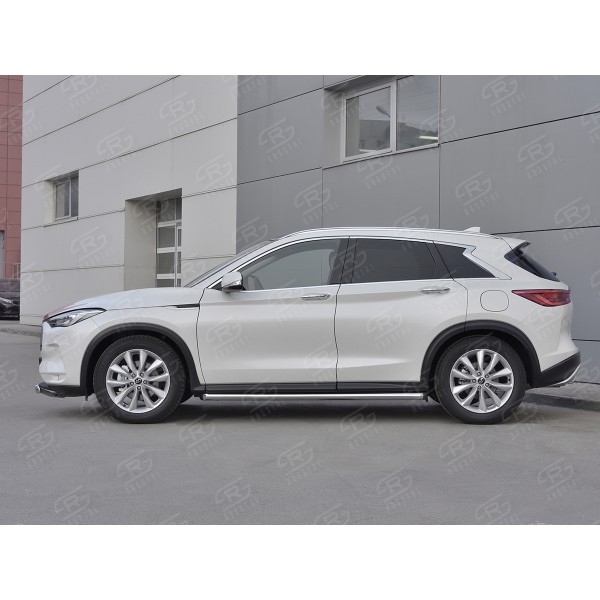 INFINITI QX50 2018- Пороги труба d63 (вариант 1) IQX5T-0030831