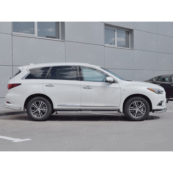 INFINITI QX60 2016- Пороги труба d63 (вариант 1) IQXT-0026821