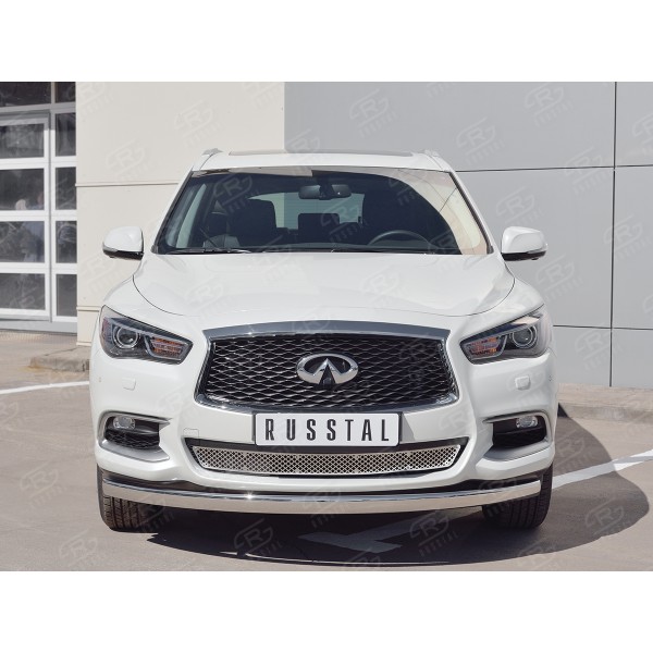 INFINITI QX60 2016- Защита переднего бампера d75х42 дуга IQXZ-002673