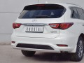 INFINITI QX60 2016- Защита заднего бампера d75х42 дуга IQXZ-002684