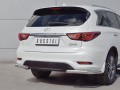 INFINITI QX60 2016- Защита заднего бампера уголки d63 секции IQXZ-002689