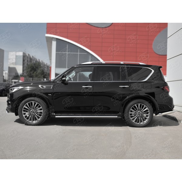 INFINITI QX80 2018- Защита порогов d42 IQX8T-003011