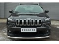 Jeep Cherokee 2014- Защита переднего бампера d63 (секции) JCZ-001982