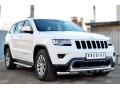 JEEP Grand Cherokee 2013 Защита переднего бампера d76 (дуга) d76х2 (дуга)+клыки JGCZ-001528