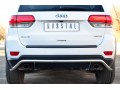 JEEP Grand Cherokee 2013 Защита заднего бампера d42 (волна) JGCZ-001533