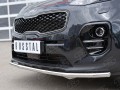 KIA SPORTAGE 2016-2018 Защита переднего бампера d42 секция KSZ-002278