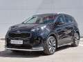 KIA SPORTAGE 2016-2018 Защита переднего бампера d63 секция-d42 уголки KSZ-002286