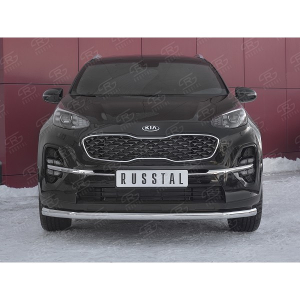 KIA SPORTAGE 2018- Защита переднего бампера d63 секция KSZ-003182