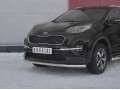 KIA SPORTAGE 2018- Защита переднего бампера d63 секция KSZ-003182