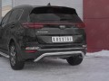 KIA SPORTAGE 2018- Защита заднего бампера d63 волна под машину KSZ-003194