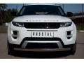 Land Rover Range Rover Evoque Dynamic 2011-2017 Защита переднего бампера 75х42 овал REDZ-000659