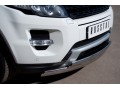 Land Rover Range Rover Evoque Dynamic 2011-2017 Защита переднего бампера 75х42/75х42 овалы