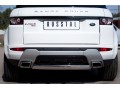 Land Rover Range Rover Evoque Dynamic 2011-2017 Защита заднего бампера 75х42 овал REDZ-000668