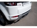 Land Rover Range Rover Evoque Dynamic 2011-2017 Защита заднего бампера 75х42 овал REDZ-000668