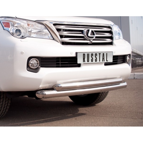 Lexus GX460 2009-2012 защита переднего бампера d76/63 GXZ-000803