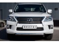 Lexus LX 570 2012-2015 Защита переднего бампера d76 (короткая) LLXZ-000860