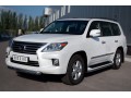 Lexus LX 570 2012-2015 Защита переднего бампера d76 (короткая) LLXZ-000860