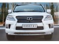 Lexus LX 570 2012-2015 Защита переднего бампера d76/75х42 LLXZ-000861