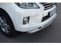 Lexus LX 570 2012-2015 Защита переднего бампера d76/75х42 LLXZ-000861