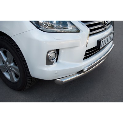 Lexus LX 570 2012-2015 Защита переднего бампера d76/75х42 LLXZ-000861