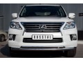 Lexus LX 570 2012-2015 Защита переднего бампера d76/42 (дуга) LLXZ-000862