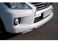 Lexus LX 570 2012-2015 Защита переднего бампера d75x42/42 LLXZ-000864