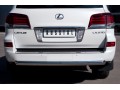 Lexus LX 570 2012-2015 Защита заднего бампера d76 (дуга) LLXZ-000867